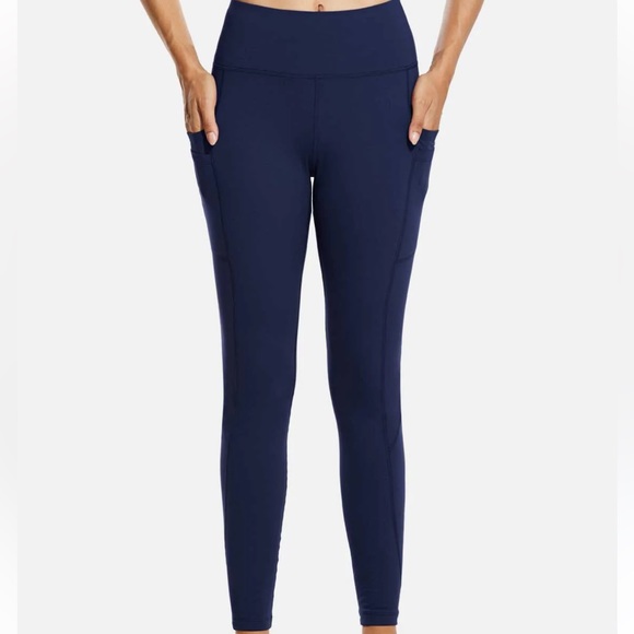 Baleaf Pants - Baleaf Navy Pocket Leggings